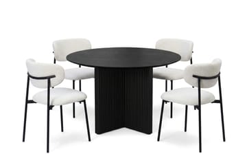 110 cm - Svartlaserad ek
