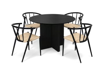 110 cm - Svartlaserad ek