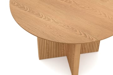 Edda Runt Matbord 110 cm i Trä med Ekutseende - Ek - Möbler - Matplats - Matbord & köksbord