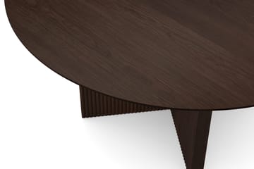 Edda Runt Matbord 150 cm i Trä med Rökt Ek-utseende - Rökt ek - Möbler - Matplats - Matbord & köksbord