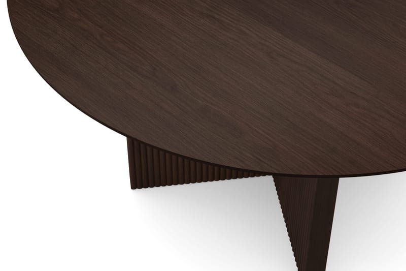 Edda Runt Matbord 150cm Fanér - Rökt ek - Möbler - Matplats - Matbord & köksbord