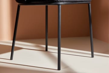 Edina Matstol i Sammet med Metallben - Svart - Möbler - Matplats - Matstol & köksstol