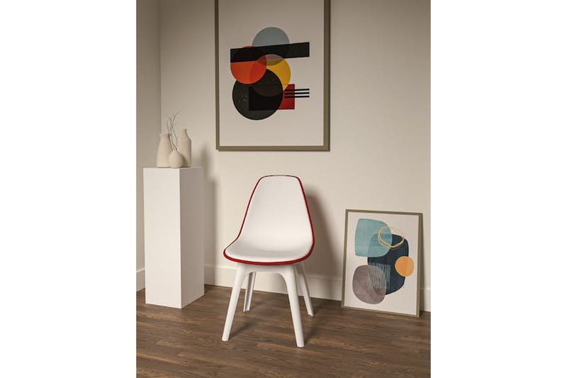 Edoardo Matstol - Röd/Vit - Möbler - Matplats - Matstol & köksstol
