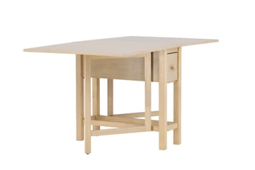 Edward Drop Leaf Table 150x80 cm - Whitewash / - Möbler - Matplats - Matbord & köksbord