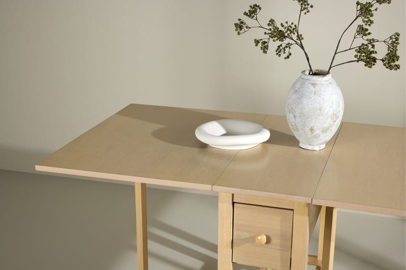 Edward Drop Leaf Table 150x80 cm - Whitewash / - Möbler - Matplats - Matbord & köksbord