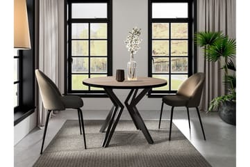 Elan Matbord 176 cm - Svart/Beige - Möbler - Matplats - Matbord & köksbord