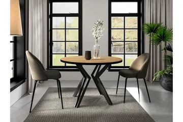 Elan Matbord 176 cm - Svart/Brun - Möbler - Matplats - Matbord & köksbord