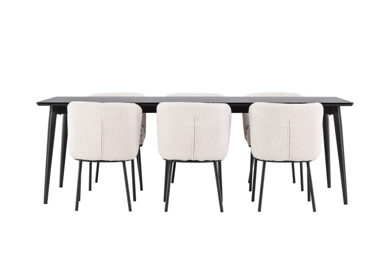 Ellis Matbord 230x85 cm med 6 Agnes Matstol - Möbler - Matplats - Matgrupp & matbord med stolar