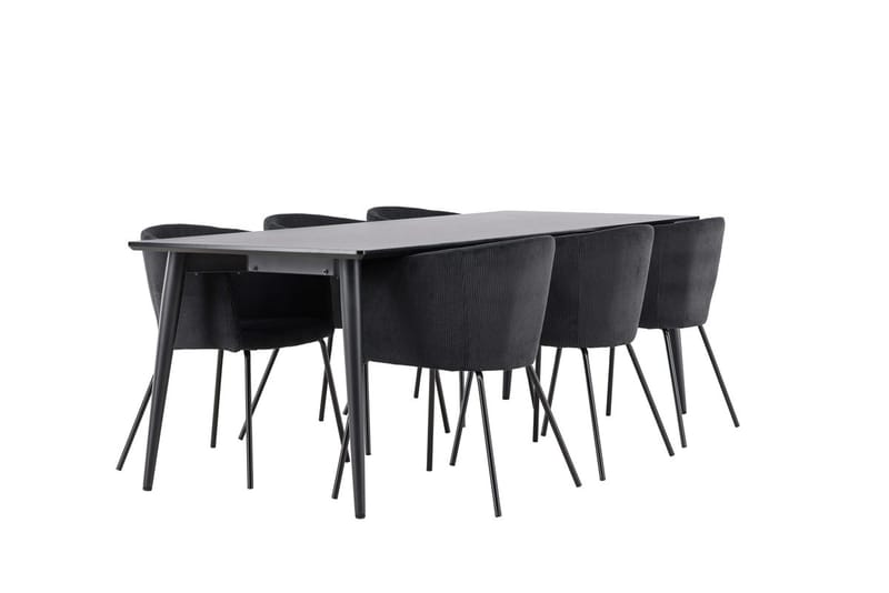 Ellis Matbord 230x85 cm med 6 Berit Karmstol - Möbler - Matplats - Matgrupp & matbord med stolar
