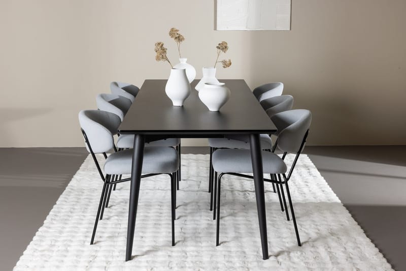 Ellis Matbord 230x85 cm med 6 Chico Matstol