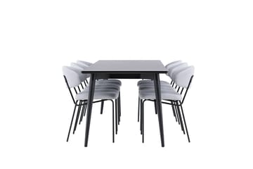 Ellis Matbord 230x85 cm med 6 Chico Matstol - Möbler - Matplats - Matgrupp & matbord med stolar