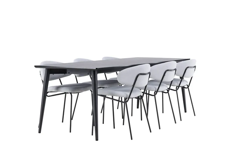 Ellis Matbord 230x85 cm med 6 Chico Matstol - Möbler - Matplats - Matgrupp & matbord med stolar