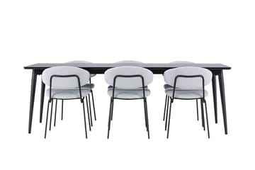 Ellis Matbord 230x85 cm med 6 Chico Matstol - Möbler - Matplats - Matgrupp & matbord med stolar