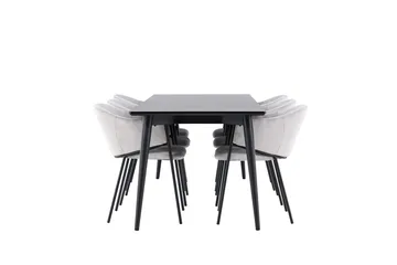 Ellis Matbord 230x85 cm med 6 Evelina Karmstol - Möbler - Matplats - Matgrupp & matbord med stolar
