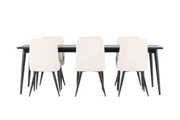 Ellis Matbord 230x85 cm med 6 Leone Matstol - Möbler - Matplats - Matgrupp & matbord med stolar
