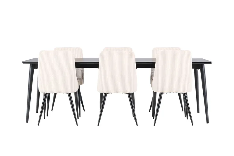 Ellis Matbord 230x85 cm med 6 Leone Matstol - Möbler - Matplats - Matgrupp & matbord med stolar