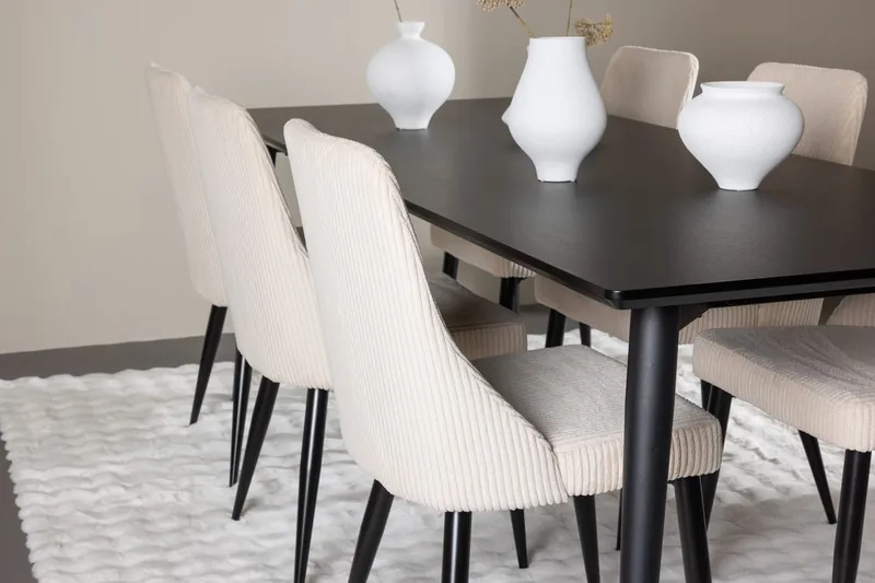 Ellis Matbord 230x85 cm med 6 Leone Matstol - Möbler - Matplats - Matgrupp & matbord med stolar