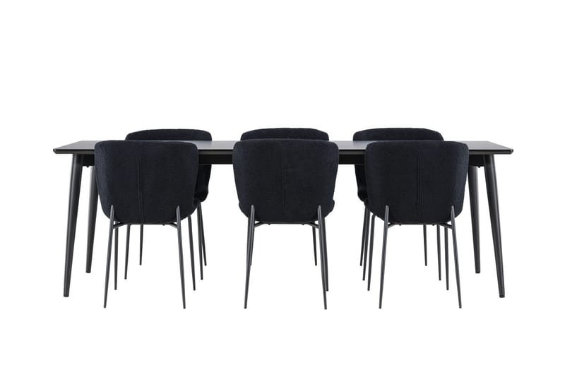 Ellis Matbord 230x85 cm med 6 Modesto Matstol - Möbler - Matplats - Matgrupp & matbord med stolar