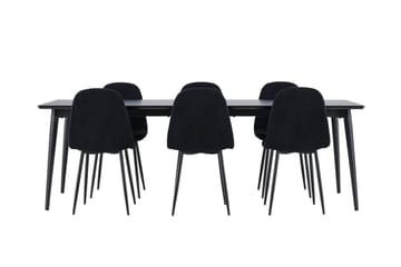 Ellis Matbord 230x85 cm med 6 Polar Matstol - Möbler - Matplats - Matgrupp & matbord med stolar