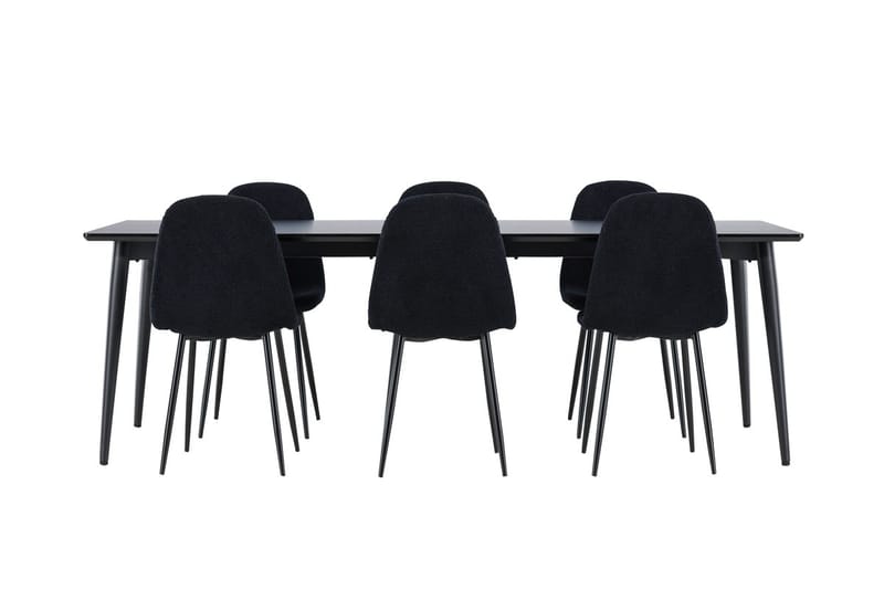 Ellis Matbord 230x85 cm med 6 Polar Matstol - Möbler - Matplats - Matgrupp & matbord med stolar