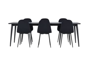 Ellis Matbord 230x85 cm med 6 Polar Köksstol - Möbler - Matplats - Matgrupp & matbord med stolar