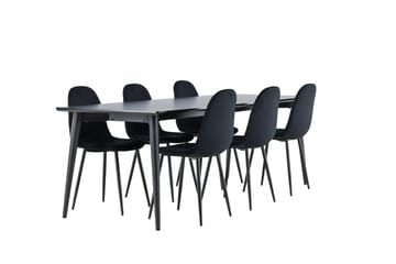 Ellis Matbord 230x85 cm med 6 Polar Köksstol - Möbler - Matplats - Matgrupp & matbord med stolar