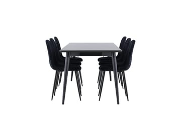 Ellis Matbord 230x85 cm med 6 Polar Matstol - Möbler - Matplats - Matgrupp & matbord med stolar