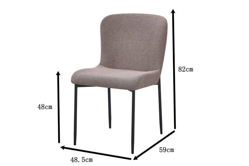 Elsie Matstol - Grå - Möbler - Matplats - Matstol & köksstol