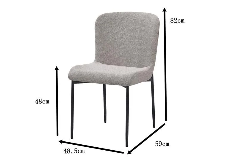 Elsie Matstol - Ljusgrå - Möbler - Matplats - Matstol & köksstol