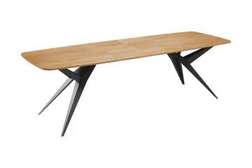 Elvora Matbord 160 cm Rektangulär - Brun/Svart - Möbler - Matplats - Matbord & köksbord