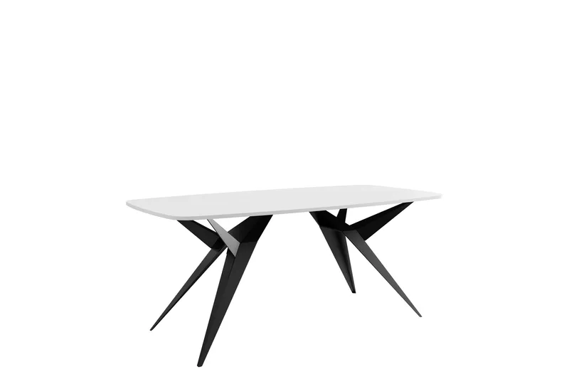 Elvora Matbord 160 cm Rektangulär - Vit - Möbler - Matplats - Matbord & köksbord