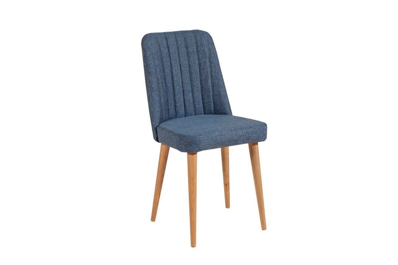 Ergene Matgrupp 120 cm Rektangulär - Natur/Blå - Möbler - Matplats - Matgrupp & matbord med stolar