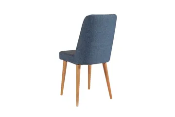 Ergene Matgrupp 120 cm Rektangulär - Natur/Blå - Möbler - Matplats - Matgrupp & matbord med stolar
