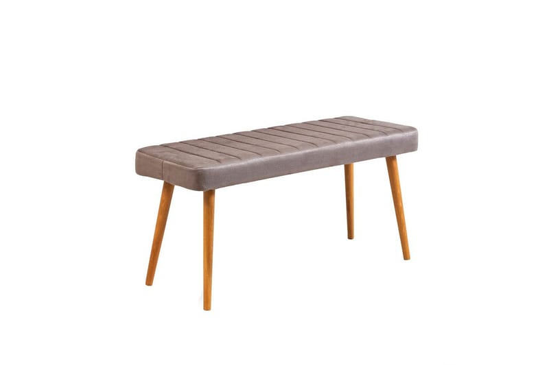 Ergene Matgrupp 120 cm Rektangulär - Natur/Grå - Möbler - Matplats - Matgrupp & matbord med stolar