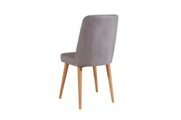 Ergene Matgrupp 120 cm Rektangulär - Natur/Grå - Möbler - Matplats - Matgrupp & matbord med stolar
