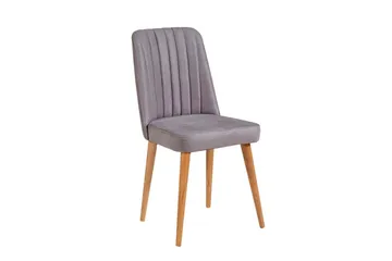 Ergene Matgrupp 120 cm Rektangulär - Natur/Grå - Möbler - Matplats - Matgrupp & matbord med stolar