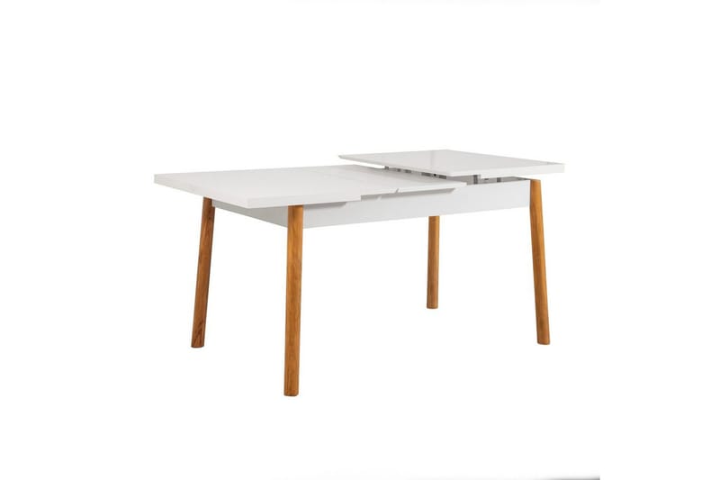 Ergene Matgrupp 120 cm Rektangulär - Natur/Marinblå - Möbler - Matplats - Matgrupp & matbord med stolar