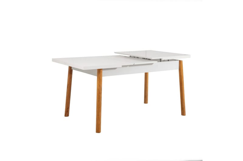 Ergene Matgrupp 120 cm Rektangulär - Natur/Marinblå - Möbler - Matplats - Matgrupp & matbord med stolar