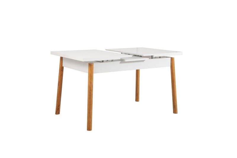 Ergene Matgrupp 120 cm Rektangulär - Natur/Marinblå - Möbler - Matplats - Matgrupp & matbord med stolar