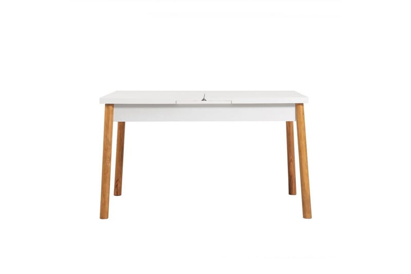 Ergene Matgrupp 120 cm Rektangulär - Natur/Marinblå - Möbler - Matplats - Matgrupp & matbord med stolar