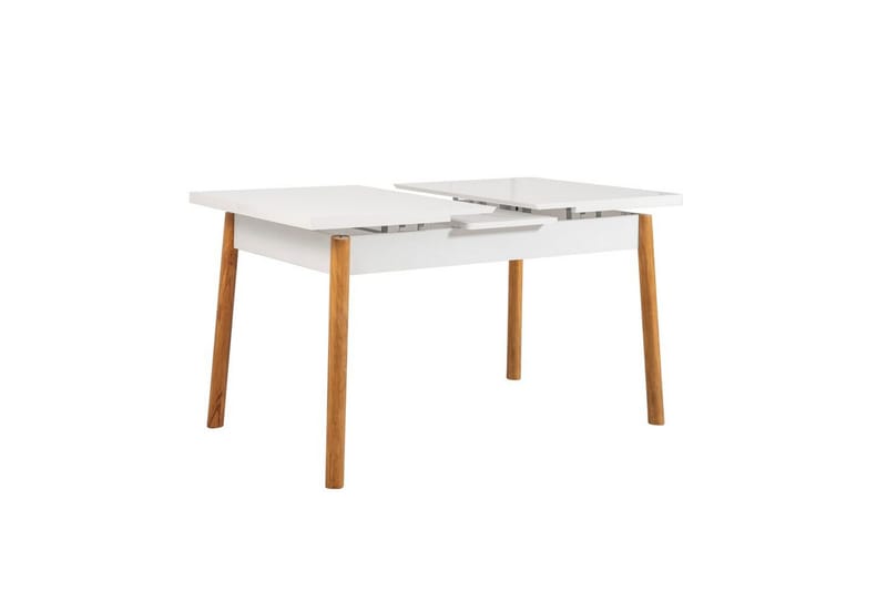 Ergene Matgrupp 120 cm Rektangulär - Natur/Marinblå - Möbler - Matplats - Matgrupp & matbord med stolar