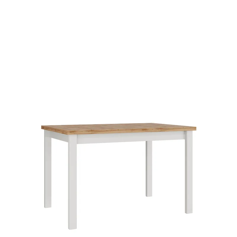 Ericka Matbord 120 cm Rektangulär, Vit/Brun