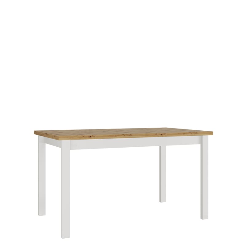 Ericka Matbord 140 cm Rektangulär, Vit/Brun