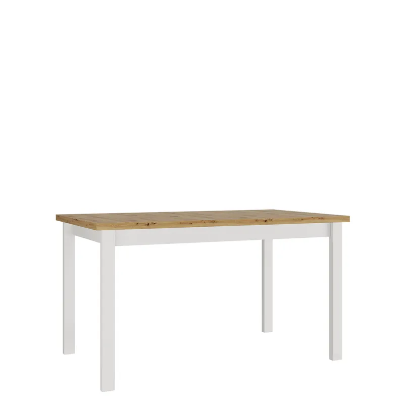 Ericka Matbord 140 cm Rektangulär, Vit/Brun