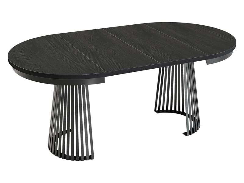 Erylan Matbord rund förlängningsbart 100-180 cm - Vit - Möbler - Matplats - Matbord & köksbord