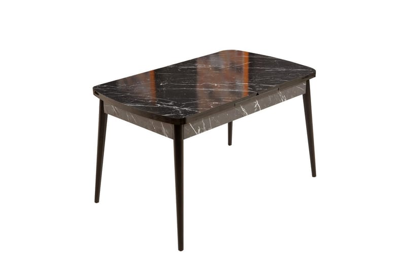 Eryon Matbord 132 cm Rektangulär - Svart/Vit - Möbler - Matplats - Matbord & köksbord