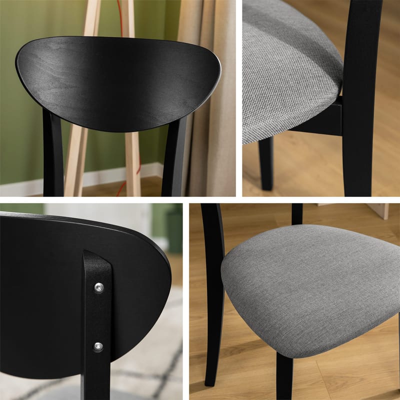 Esher Matstol - svart, beige - Möbler - Matplats - Matstol & köksstol