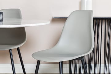 Estelle Matbord 106 cm Runt Marmor med 4 Polar Matstol - Möbler - Matplats - Matgrupp & matbord med stolar