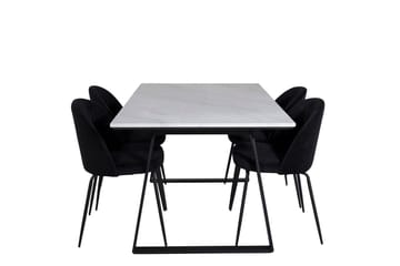 Estelle matbord med 4 Wrinkles Matstol - Möbler - Matplats - Matgrupp & matbord med stolar