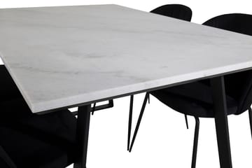 Estelle matbord med 4 Wrinkles Matstol - Möbler - Matplats - Matgrupp & matbord med stolar